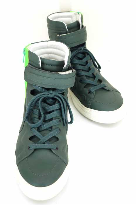 PIERRE HARDY （ピエールアルディ） GUM CALF　サイドジップハイカットスニーカー メンズ シューズ