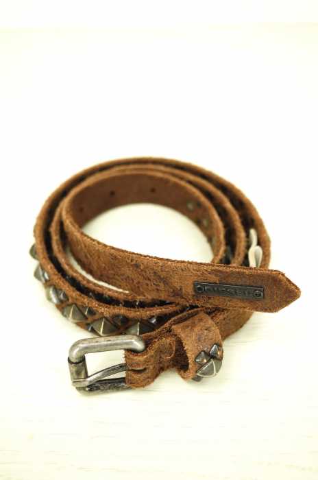 DIESEL （ディーゼル） スタッズベルト メンズ ファッション雑貨