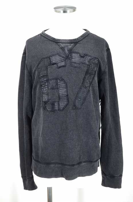 DENIM & SUPPLY RALPH LAUREN （デニム&サプライ ラルフローレン） ウオッシュ加工ナンバリングデザイントレーナー メンズ トップス