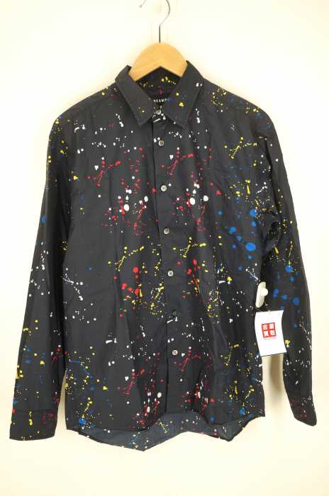 BEAMS（ビームス） ペイント加工ボタンシャツ メンズ トップス