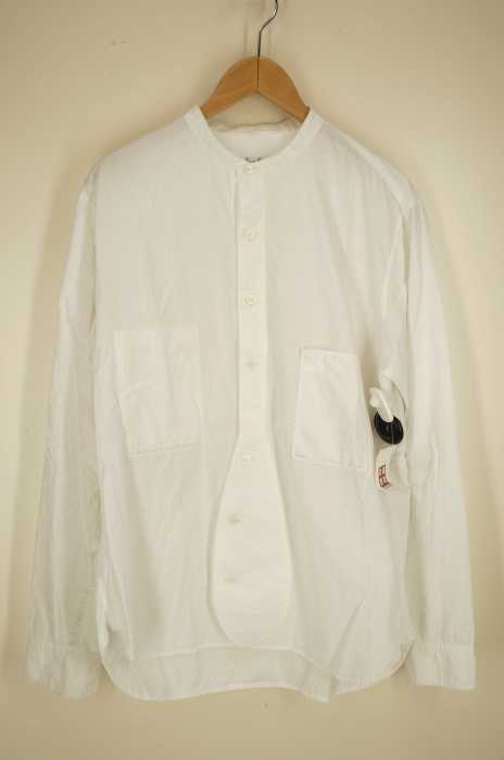 yohji yamamoto pour homme バンドカラーロングシャツ