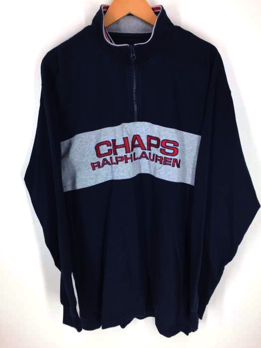 CHAPS RALPH LAUREN(チャップスラルフローレン) ハーフジップ プルオーバースウェット メンズ トップス