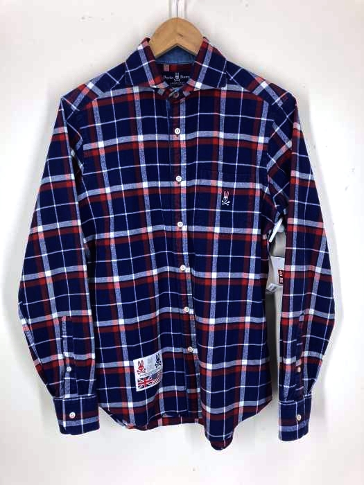 Psycho Bunny（サイコバニー） リブドット チェック シャツ メンズ トップス