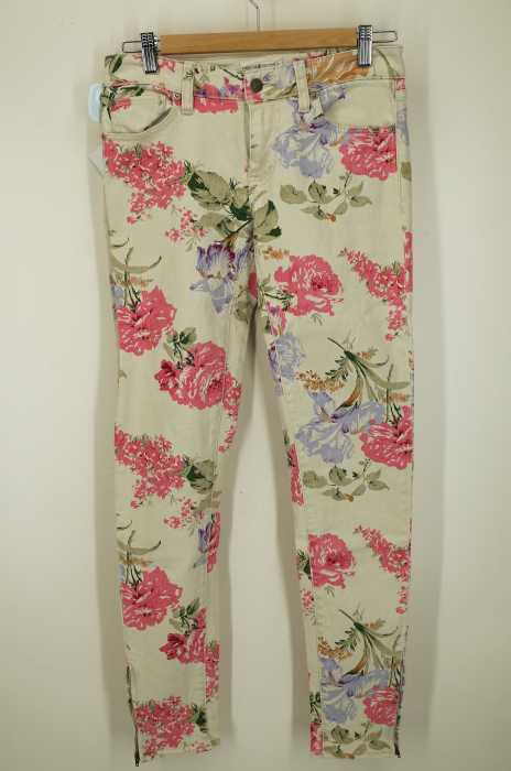 DENIM & SUPPLY RALPH LAUREN （デニムアンドサプライ ラルフローレン） 裾ジップ花柄デニムパンツ レディース パンツ