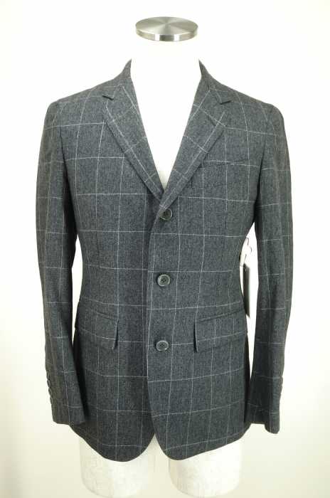 MEN'S MELROSE （メンズメルローズ） 3Bチェック柄ウールテーラードジャケット メンズ アウター