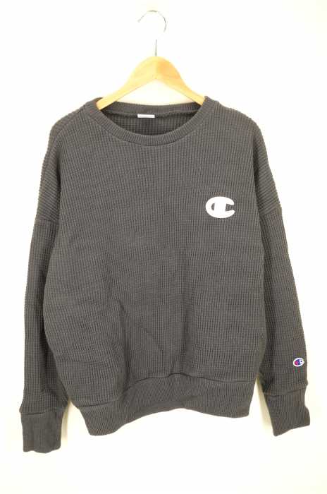 Champion （チャンピオン） クルーネック ワッフルニット メンズ トップス