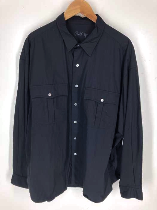 PORTER CLASSIC（ポータークラシック） ROLL UP COTTON SHIRT  長袖ロールアップシャツ メンズ トップス