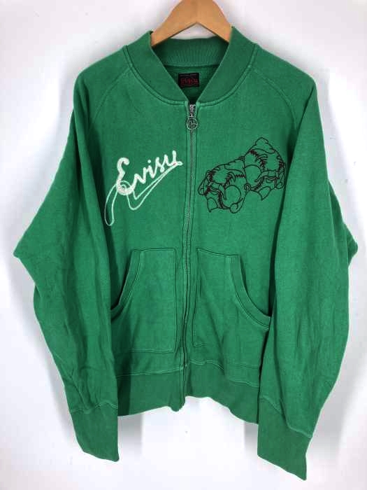 EVISU（エヴィス） 刺繍 スウェット ジップアップジャケット メンズ アウター