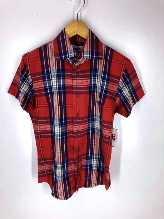 Vivienne Westwood MAN（ヴィヴィアンウエストウッドマン） チェック 刺繍ロゴ 半袖 シャツ メンズ トップス