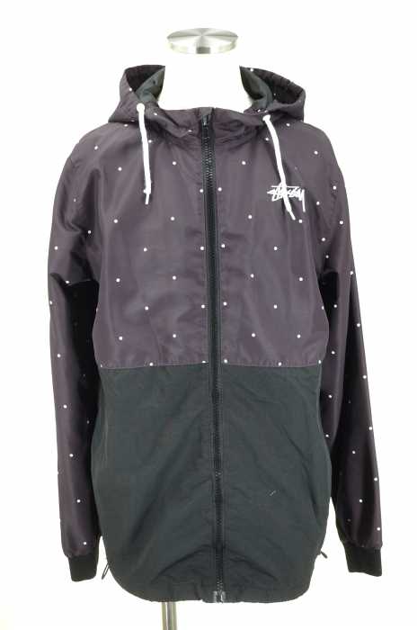 STUSSY （ステューシー） ドット切替ナイロンパーカー メンズ アウター
