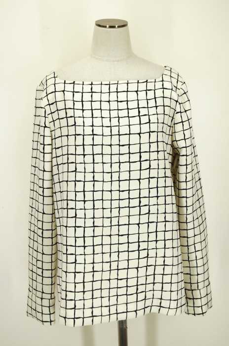 ZARA （ザラ） 総柄バックボタントップス レディース トップス