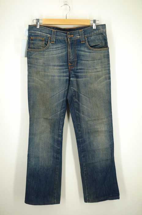 Nudie Jeans （ヌーディージーンズ） SLIM JIM 加工デニムパンツ メンズ パンツ