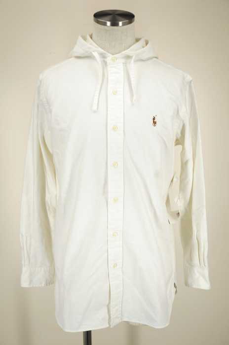 Polo by RALPH LAUREN （ポロバイラルフローレン） 刺繍入りシャツパーカー メンズ トップス