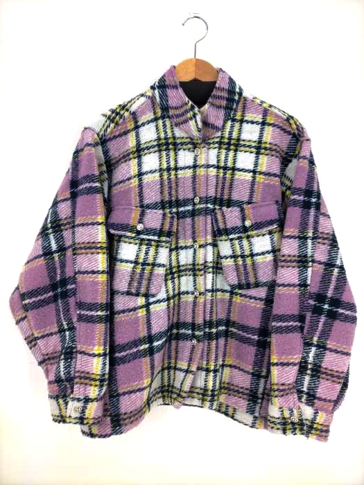 ZARA(ザラ) WOOL BLEND CHECK SHIRT CPOジャケット レディース アウター
