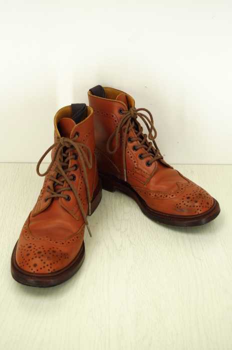 Tricker's(トリッカーズ) ウイングチップメダリオンカントリーブーツ レースアップ レディース シューズ