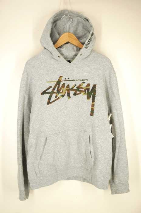 STUSSY （ステューシー） ロゴプリントパーカー メンズ トップス