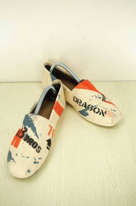 TOMS （トムス） ロゴ入りスリッポン シューズ メンズ シューズ