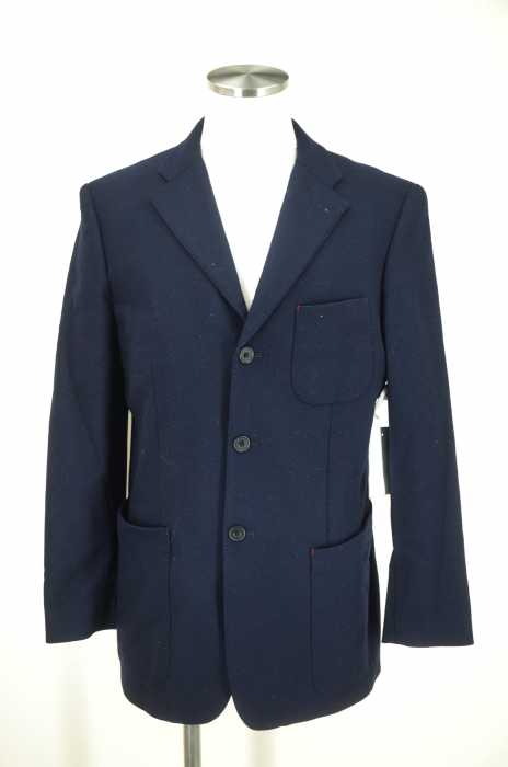 BURBERRY BLACK LABEL (バーバリーブラックレーベル) 裏地チェックウール3Bテーラードジャケット メンズ アウター