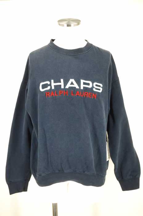 CHAPS RALPH LAUREN (チャップスラルフローレン) ロゴ刺繍スウェットトップス メンズ トップス