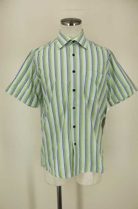 Paul Smith (ポールスミス) ストライプ半袖ボタンシャツ メンズ トップス