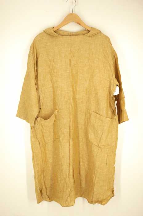 nest Robe (ネストローブ) シェルボタンリネンシャンブレーワンピース レディース ワンピース