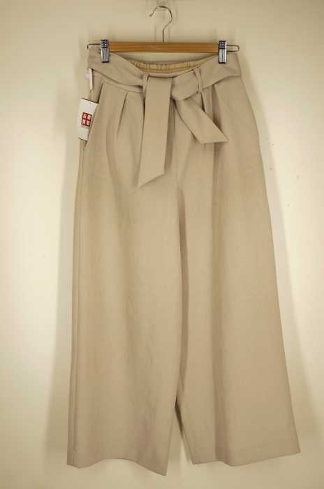 URBAN RESEARCH （アーバンリサーチ） 麻調合繊ワイドパンツ レディース パンツ