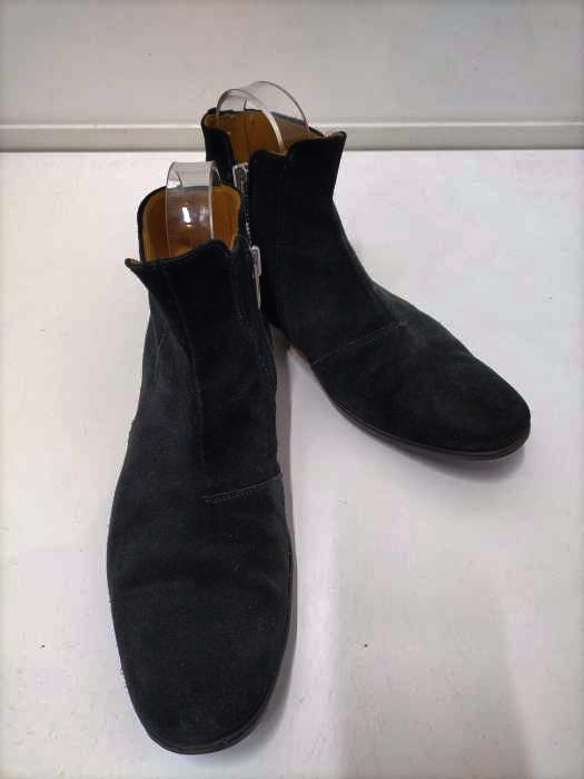 E COX ブーツ UK8 27cm コラボ 黒 サイドジップ 正規取扱店 GEORGE COX (ジョージコックス) SKIPTON BOOT 13327 V