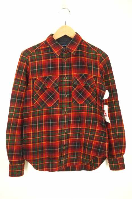 RALPH LAUREN (ラルフローレン) エルボーパッチ チェックネルシャツ レディース トップス