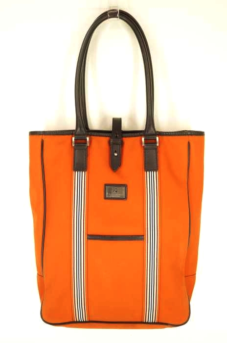 BURBERRY BLACK LABEL（バーバリーブラックレーベル） レザー切替 トートバッグ メンズ バッグ