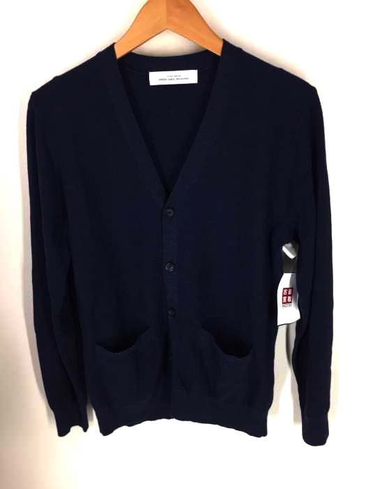 UNITED ARROWS green label relaxing（ユナイテッドアローズグリーンレーベルリラクシング） ベーシック ハイゲージ 鹿の子 Vネックカーディガン メンズ トップス