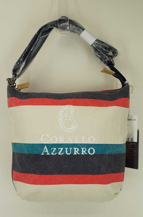 corallo azzurro キャンバスショルダーバッグ レディース バッグ