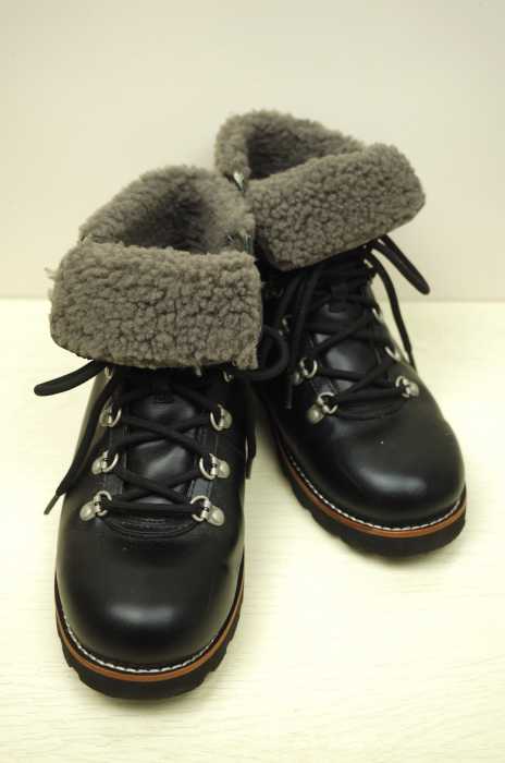 UGG （アグ） 裏ボアレザーブーツ レディース シューズ