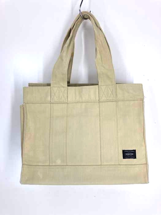 Porter ポーター デニム地 ハンドバッグ トートバッグ メンズ バッグ ブランド古着買取販売バズストア