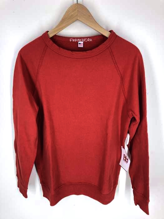 FRAMeWORK（フレームワーク） Made in USA 長袖クルーネックTシャツ レディース トップス