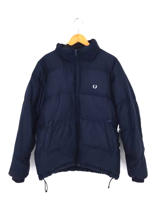 FRED PERRY(フレッドペリー) ロゴ刺繍 ダウンジャケット メンズ アウター
