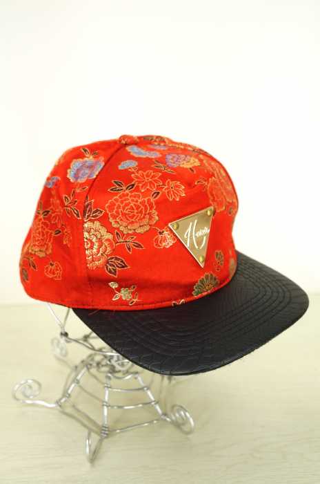Hater Snapback () チャイナドレス柄サテンスナップバックキャップ メンズ 帽子