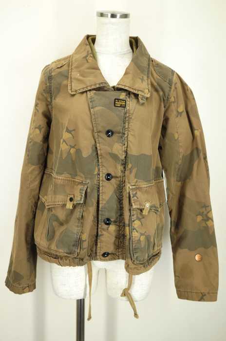 G-STAR RAW （ジースターロー） カモ柄ミリタリージャケット レディース アウター
