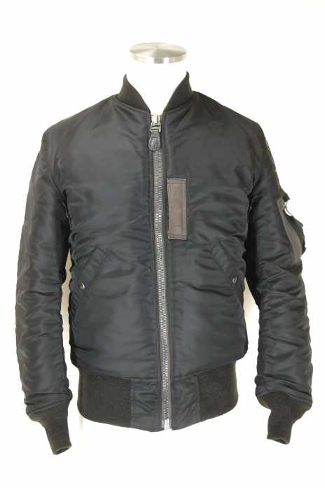 BUZZ RICKSONS (バズリクソンズ) WILLIAM GIBSON COLLECTION BLACK MA-1 SLENDER メンズ アウター