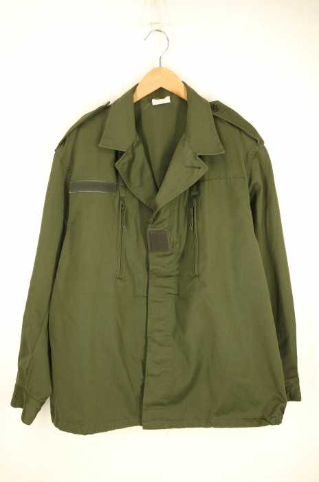 USED古着  （ユーズドフルギ） フランス軍　ミリタリーボタンシャツジャケット メンズ アウター