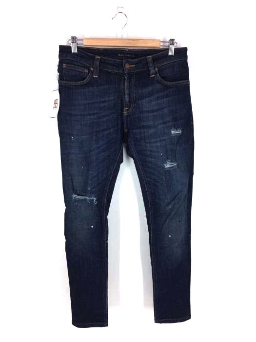 Nudie Jeans(ヌーディージーンズ) ダメージ加工 デニムパンツ メンズ パンツ