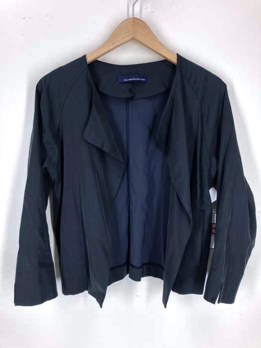 GALLARDAGALANTE NAVY（ガリャルダガランテ） キュプラ ノーカラー ジャケット レディース アウター