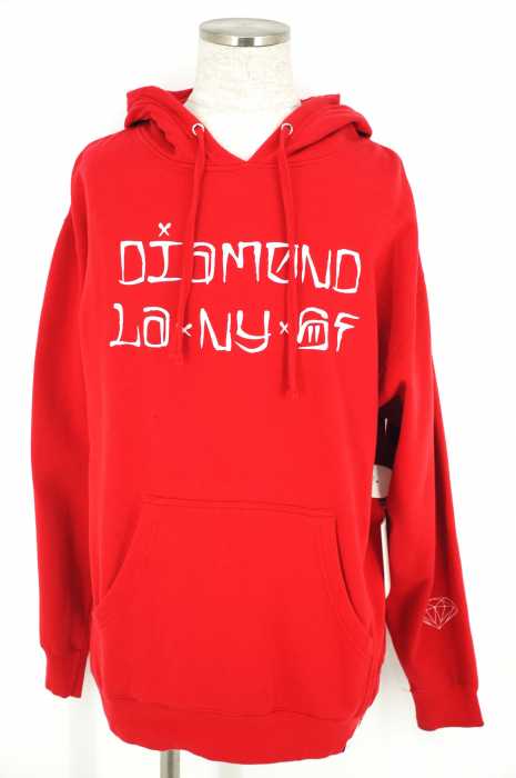 Diamond supply co（ダイアモンドサプライ） プリントパーカー メンズ トップス