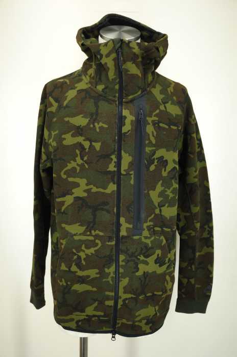 NIKE （ナイキ） NIKE TECH FLEECE CAMO FULLZIP カモ柄ジップパーカー メンズ トップス