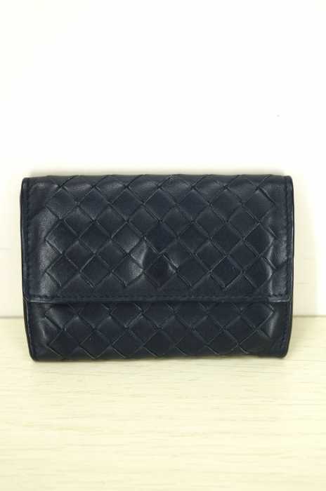 BOTTEGA VENETA（ボッテガヴェネタ） レザー編み込みパスケース　コインケース メンズ ファッション雑貨