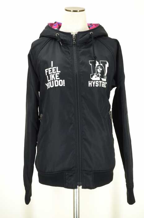 HYSTERIC GLAMOUR (ヒステリックグラマー) 裏フリースナイロンフードブルゾン レディース アウター