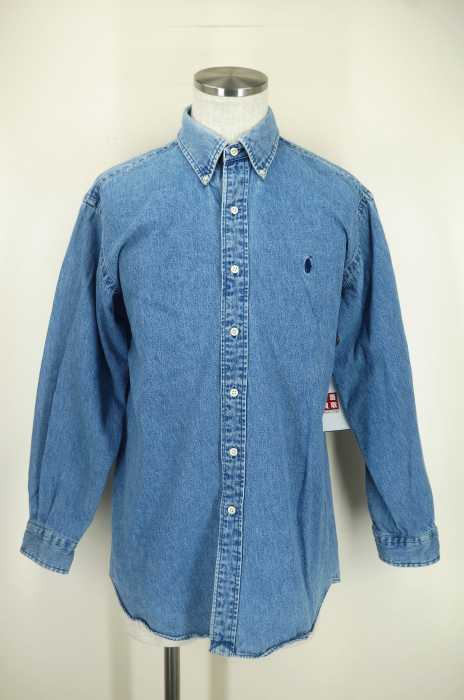 Polo by RALPH LAUREN (ポロバイラルフローレン) ワンポイント刺繍デニムシャツ メンズ トップス