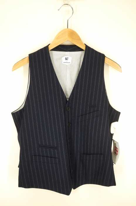 BKT by BROOKLYN TAILORS (ビーケーティーバイブルックリンテーラーズ) ストライプ柄ウールベスト メンズ トップス