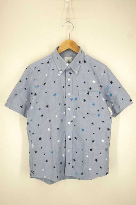 uniform experiment （ユニフォームエクスペリメント） STAR PRINT OXFORD B.D SHIRT メンズ トップス
