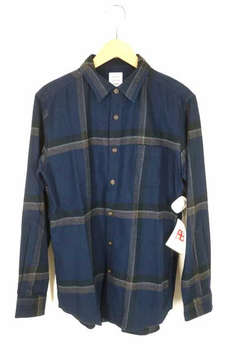 MR.GENTLEMAN （ミスタージェントルマン） FLANNEL CHECK SHIRT メンズ トップス