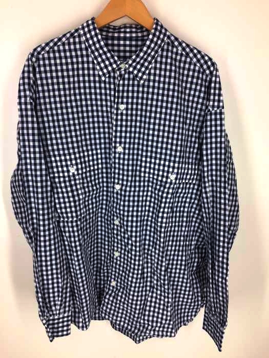 PORTER CLASSIC（ポータークラシック） ROLL UP GINGHAM CHECK SHIRT  ロールアップギンガムチェックシャツ メンズ トップス